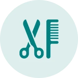 Barber tools illustration